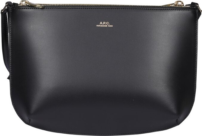 A.P.C. Sarah Logo Detailed Zip-Up Crossbody Bag