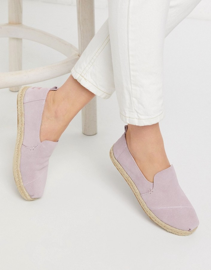 purple espadrilles