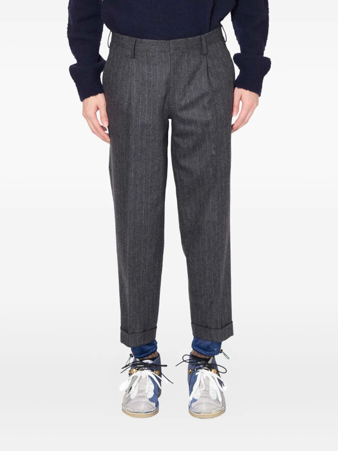 Kolor Pinstripe Wool Trousers