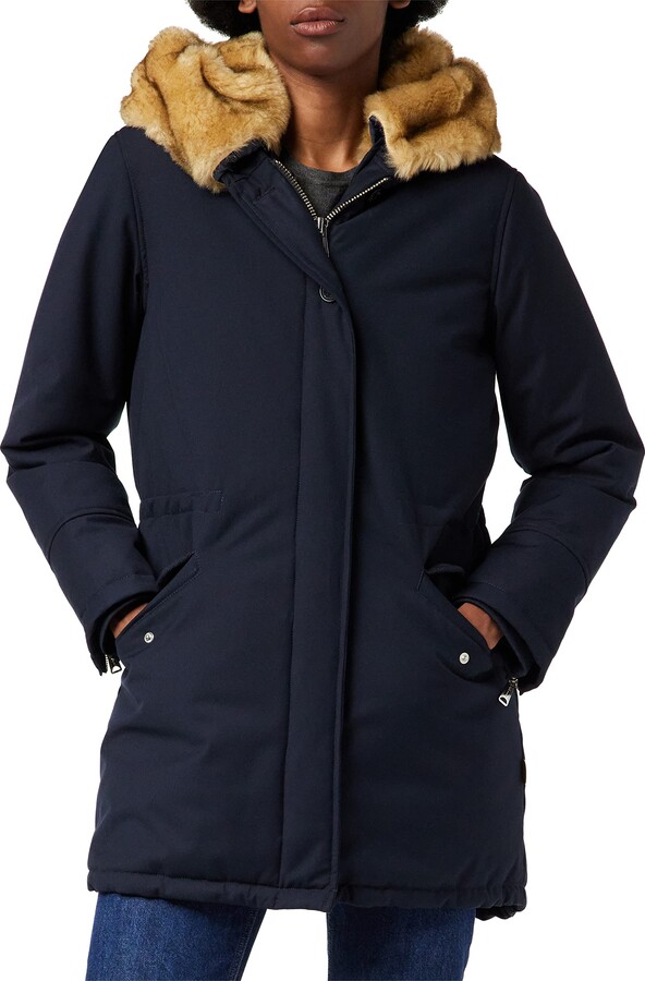 navy parka womens
