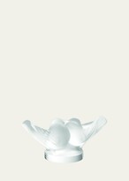 Thumbnail for your product : Lalique Crystal Doves Figurine