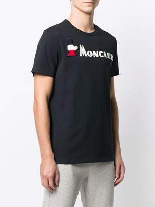 Moncler contrast logo T-shirt