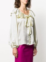 Thumbnail for your product : Gucci Ruffled Pussybow Blouse