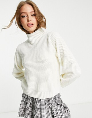 Monki Women's White Sweaters | ShopStyle