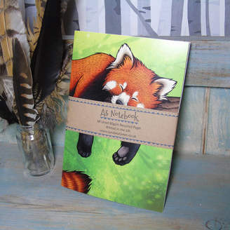 Equipment Lyndsey Green Illustration Red Panda Illustration Notebook Lined Pages