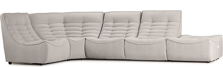 Giuseppe Nicoletti Trattino 5 Piece Power Reclining Sectional