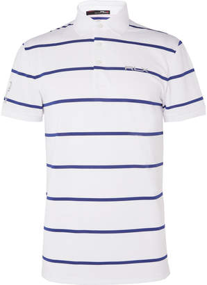RLX Ralph Lauren Striped Stretch-Pique Golf Polo Shirt