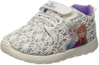 Disney Frozen Girls' Fro1469 Low Trainers White Size: 10.5 Child UK