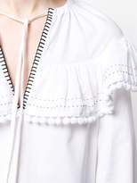 Thumbnail for your product : Miu Miu pompom detailed shirt
