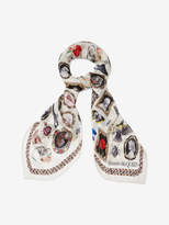 Thumbnail for your product : Alexander McQueen Silk Curiosities Shawl