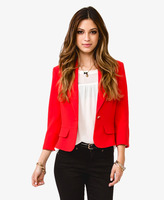 Thumbnail for your product : LOVE21 LOVE 21 Single-Button Blazer