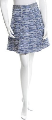 Proenza Schouler Flared Tweed Mini Skirt