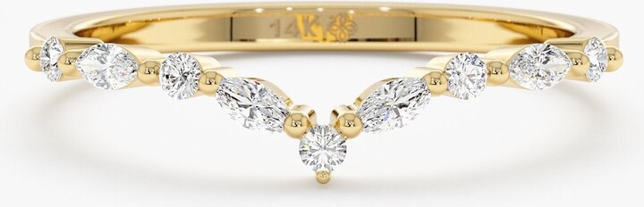 Etsy Marquise Diamond Ring Nesting Cluster Engagement Stack Stacking Wedding Ring Set Handmade Fine Jewelry Fae