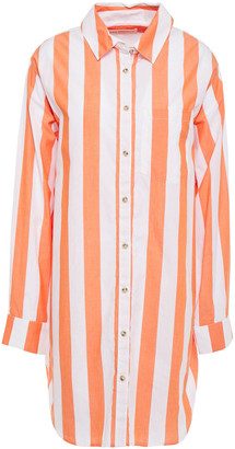 Mara Hoffman Striped Cotton-broadcloth Shirt