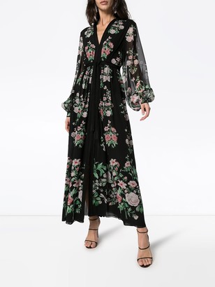 Giambattista Valli Floral Print Maxi Dress