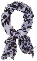 Thumbnail for your product : Theodora and Callum Snow Leopard Scarf