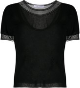 Thumbnail for your product : Proenza Schouler White Label Layered-Design Sheer Top