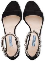 Thumbnail for your product : Prada crystal embellished sandals