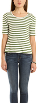 Thumbnail for your product : A.L.C. Top Shoulder Snap in Green Stripe