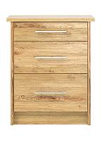 Thumbnail for your product : Taunton 3-Drawer Graduated Bedside Cabinet
