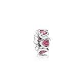 Thumbnail for your product : Pandora Pink Sparkling Heart Spacer