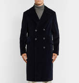 Thumbnail for your product : Massimo Alba Double-Breasted Cotton-Velvet Overcoat