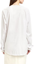 Thumbnail for your product : Halston Cotton Drawstring-Hem Shirt