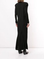 Thumbnail for your product : Haider Ackermann Puffed Sleeve Draped Dress