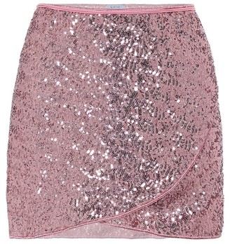 Oseree Exclusive to Mytheresa Marilyn sequined miniskirt