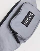 Thumbnail for your product : Nicce fanny pack in gray reflective-Silver