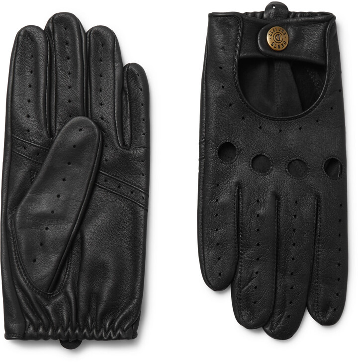 Selfridges & Co Men Accessories Gloves Touch leather touchscreen gloves 