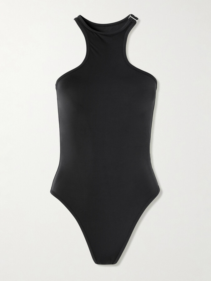 ATTICO Embellished Swimsuit - Black