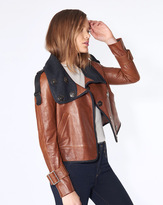 Thumbnail for your product : Veronica Beard Lafayette Leather Jacket