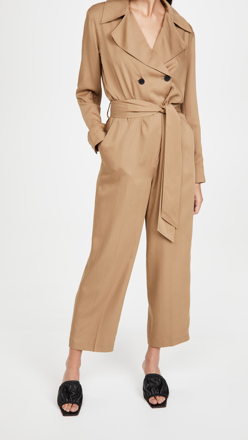club monaco trench jumpsuit