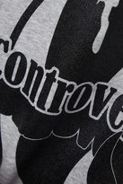 Thumbnail for your product : BLOUSE - Controversy Printed Organic Cotton-jersey Sweatshirt - Light gray