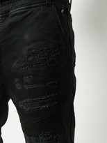 Thumbnail for your product : Philipp Plein Embroidered Skull Jogging Jeans