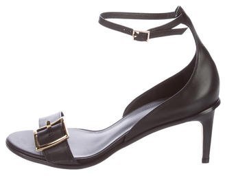 Tibi Leather Ankle-Strap Sandals