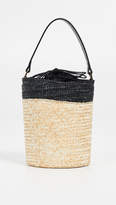 Thumbnail for your product : Caterina Bertini Straw Bucket Bag