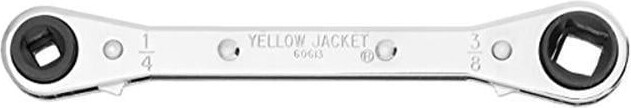Yellow Jacket 60613 Ratcheting Refrigeration Wrench, 5 5/8 in