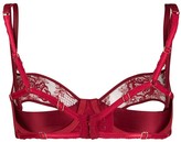 Thumbnail for your product : Loveday London Le Rouge Quarter Cup Bra