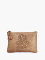 Thumbnail for your product : Lucky Brand Beaded Hamsa Pouch