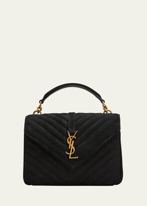 Saint Laurent Khaki Green Medium College Chain Bag ○ Labellov ○ Buy and  Sell Authentic Luxury