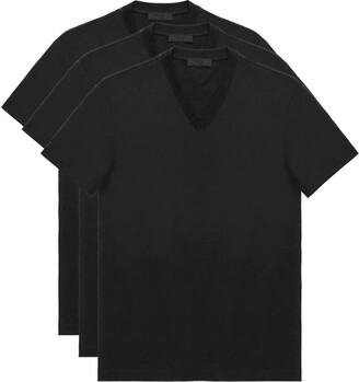 Prada Men's Black T-shirts | ShopStyle