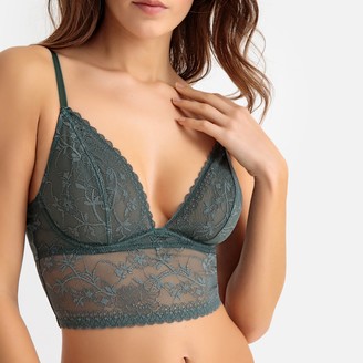 La Redoute Collections Lace Underwired Bustier Bra