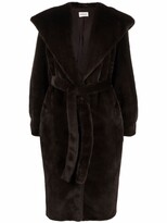 Thumbnail for your product : P.A.R.O.S.H. Belted Hooded Coat