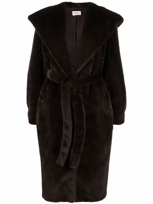 P.A.R.O.S.H. Belted Hooded Coat