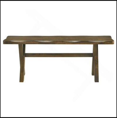 August Grove Knotty Nutmeg Dining Bench