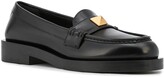 Thumbnail for your product : Valentino Garavani Roman Stud almond-toe loafers