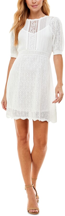 juniors white dress