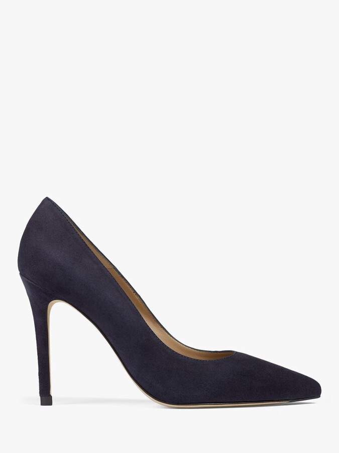 navy suede court shoes uk